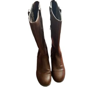 Cat & Jack Girls brown boots Size 3